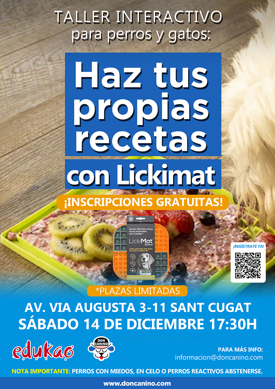 ¡Taller para crear tus propias recetas con LickiMat!